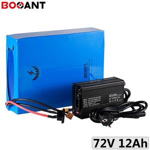 72V 12Ah 1000W electric bike LiFePo4 battery 32700 cell 23S 1500W ebike pack with 5A Charger EU US Free Customs