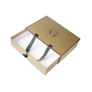 Wholesale Factory Good Price Custom Logo Sliding Drawer Hardcover Wine Paper Box