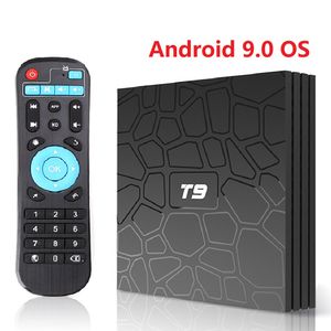 T9 Android TV Box Android 9.0 4GB 32GB Smart TV Rockchip 1080P H.265 4K GooglePlay media player PK H96 max