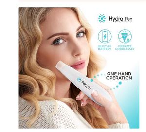 Hydra Pen H2 Derma Roller Cura della pelle Applicatore automatico di siero HydraPen Microneedling DermaPen con cartuccia ago 2 pezzi CE