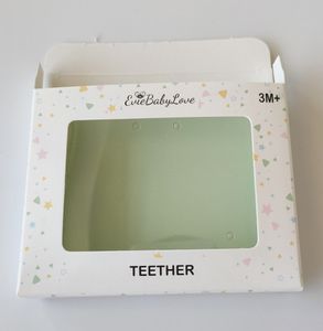 Baby Toy Teether Naszyjnik Pakunek Pudełko z kartą wkładającą Custom Design Teether Paper Box