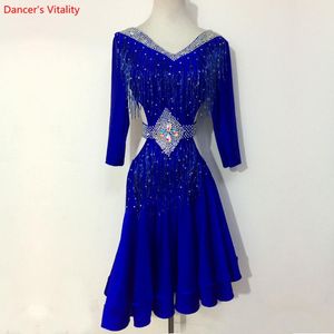 Ballroom dance costumes senior ice silk long sleeves ballroom Ballroom dance costumes senior ice silk long sleeves ballroom