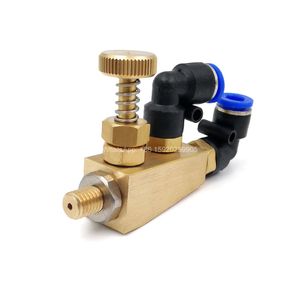 YS alloy Humidification Brass siphon Air Atomization Spray Nozzle Low Flow Small Spray Angle