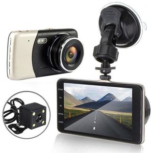 20PCS Professional Double Lens 4.0 Inch 1080P Car Camera High Definition Night Vision DVR Driving Recorder Styling