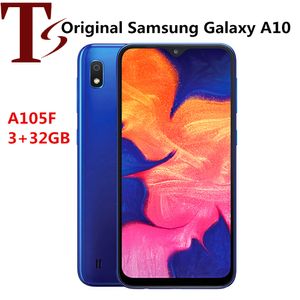 Reformado Original Samsung Galaxy A10 A105F 6,2 polegadas Octa Core 2GB RAM 32GB ROM 13MP Android desbloqueado smartphone 8pcs