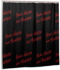 GVV Bagno Decor Tenda da doccia Anuel AA-Real Hasta La Muerte Tessuto resistente Tenda da bagno Waterproo66x72 in168cmX183cm2487