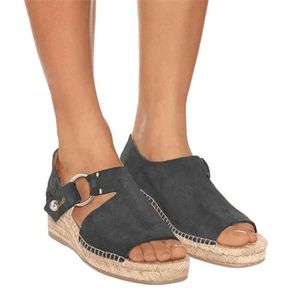 2020 Zeppe scarpe per le donne Tacchi Alti Scarpe estate flip flop scarpe Comfort Chaussures Femme della piattaforma i sandali dei cunei plus 43