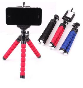 Supporto per telefono treppiede flessibile Octopus Selfie Stick Supporto universale per cellulare o monopiede per selfie con fotocamera per auto