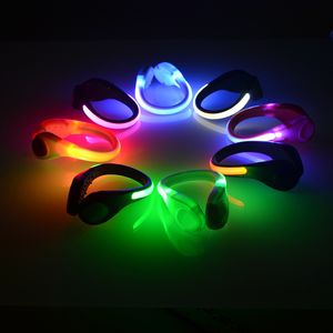 LED-Schuhclip-Lichter, Nachtbeleuchtung, Sicherheitswarnung, helles Blitzlicht für Laufen, Radfahren, Fahrrad, Sportlampe