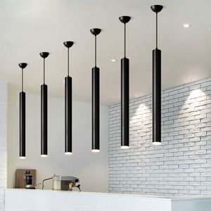 LED Extended Pendant lamprör Downlight Fixture Tube Shape Spotlights 3W / 5W för restaurang barer matsal anpassade