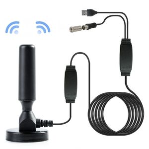 120 Miles 1080P Inomhus Digital TV Antenn Signalmottagare Förstärkare TV Radie Surf Fox Antena HDTV Antenn Mini DVB-T/FM antenn