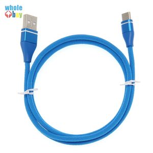 1m High speed meteor fabric art USB data cable for Micro/Type -C charging cable for Android mobile phone