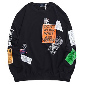 Artı boyutu erkek 6xl 7xl 8xl 9xl hoodies erkek sweatshirtler büyük boyutlu kazak gevşek kapüşonlu hiphop kazak punk