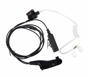 10 pcs ar tubo acústico fone de ouvido remoto PTT Mic radiação anti-ruído DP4800 DP4801 xpr6550 DGP4150 p8268 walkie talkie