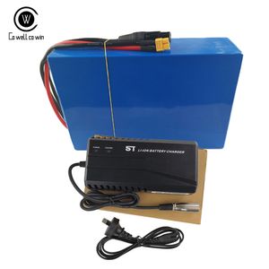 Scooter battery pack 72V 30Ah waterproof PVC bike batteries with 60A BMS + 4A Charger for 3000W 1500W scooter ebike motor