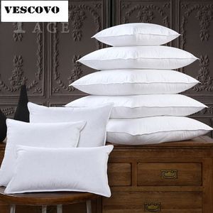 Customized Size White Goose Feather Down pillow inner Home el Beach Gift Car Office Cushion Pillow Custom Made T200729272d