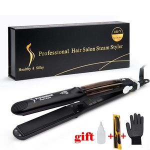 Kasqi profissional plano de ferro alisador de cabelo salão de beleza escova de vapor / Mini / alisador de cabelo de cerâmica para CX200721 ​​cabelo styler