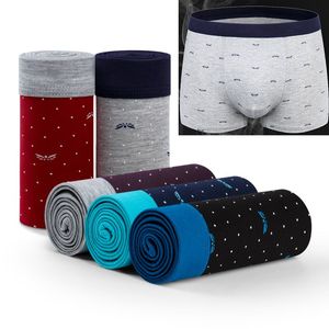 cotton men's underpants underwear mid waist plus size sexy boxer shorts breathable summer pants men panties will and sandy drop ship