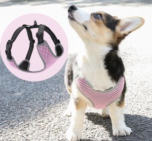 Ny Pet Chest Dog Vest Mesh Bröstband Små och medelstora hundrem Bekväma andningsbara Ultra Light Anti-Breakout Explosion-Proof Ni