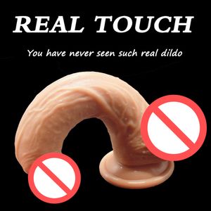Nowa skóra uczucie realistyczny penis duży dildo z przyssawką filiżanki sex zabawki dla kobiet Produkty erotyczne dobre elastyczność female masturbacja kogut