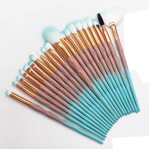 Diomand Makeup Brushes Set Powder Eye Shadow Foundation Blend Blush Lip Cosmetic Beauty Soft Make Up Brush Tools