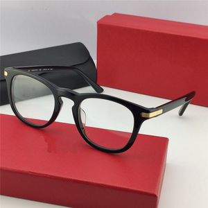 Novo design de moda óculos ópticos 0011 lentes transparentes com armação de borboleta retro estilo simples óculos transparentes podem ser equipados com estojo