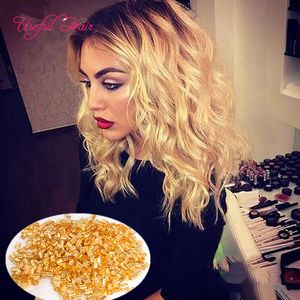 Synthetic Braiding Wig Braided Wigs Short Low Wave Style Long Curly Blonde Color Ombre Bug Wigs for White Weaves Synthetic Hair