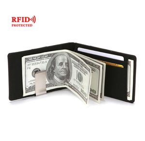2020 Nowe Kobiety Mężczyźni Unisex Metal Mini ID Uchwyt Business Card Case RFID Wallet Mieszaj kolor