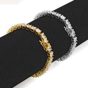 18K Gold Plated Cubic Zirconia Tennis Chain Barefoot Ankle Bracelet Full Diamond Anklet Foot Jewelry Gift for Men & Women for Sale Wholesale