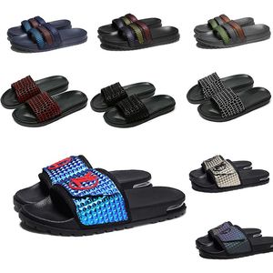 Designers de borracha slide sandália preta de Ouro azul corrediça Praia Designers Chinelos Mens Sandálias Luxo Shoes Slides Casual Flip Flops Chinelos