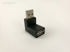 200pcs оптовой 2.0USB до излома адаптера к разъему адаптера USB 2.0 AM / AF разъем, подходящий для ноутбука ноутбук 2.0USB