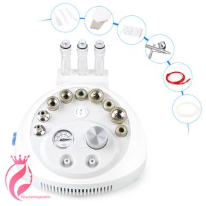 Multifunktion 3in1 Hydro Sprayer Skin Scrubber Diamant Microdermabrasion Wrinkle Removal Facial Skin Care Beauty Home Använd maskin