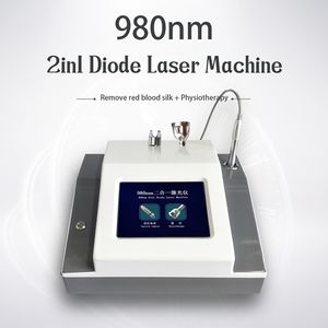 Professionell vaskulär borttagning 980Nm Diod Spider Vein Removal Laser Machine Portable 2in1 Nail Fungus Laser Device Spa Beauty Salon Use