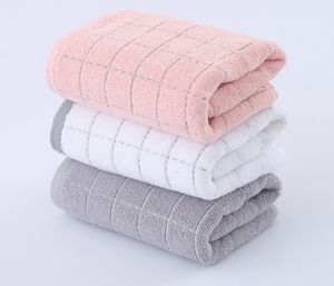 A mais recente toalha de tamanho 70x34cm, material de algodão é suave para a pele, adultos e crianças faciais lavagem facial toalhas