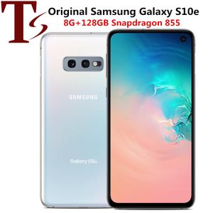 Reformado Samsung Galaxy S10E G970U Octa Core Snapdragon 855 LTE Desbloqueado Android Smart Phone 5.8 