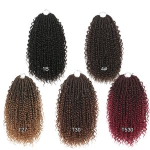 18" Goddess Locs Crochet Hair Extensions Synthetic Twist Braids Hair Locks Crochet Braids for Women Strands crochete hooks as gift dropship