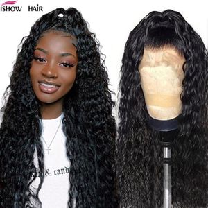 ishow 131 lace frontal wigs loose deep straight human hair wigs peruvian curly t part human hair lace front wigs body water