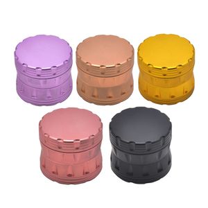 HORNET Tambor Estilo alumínio de aeronaves Tobacco Grinder 63MM 4 Piece diamante afiado dentes de metal Herb Grinder fumaça Miller