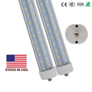 Encontre estoque semelhante em US + V em forma de 8 pés T8 R17D TUBOS LED PIN ÚNICO FA8 TUBOS DE LUZ DE LEDO DE 8 pés Tubos de luz dupla LED Tubo fluorescente LED