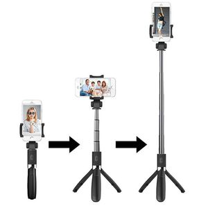 Bluetooth wireless Remote Selfie Stick Stick Monopod Supporto per telefono Telefono Treppiede per smartphone