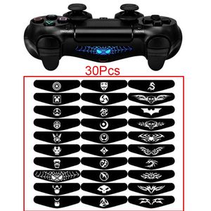 30 adet / takım Vinil LED Cilt Çıkartmalar PlayStation 4 PS4 Denetleyicisi Için Özel Çıkartması Oyunu Işık Bar Sticker Yüksek Kalite Hızlı Gemi