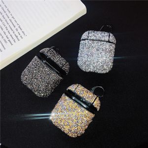 Luxury Bling Diamonds Case för Apple AirPods Pro 3 Skyddsluft Pods Pro Case Wireless Bluetooth Hörlurs tillbehörskåpa