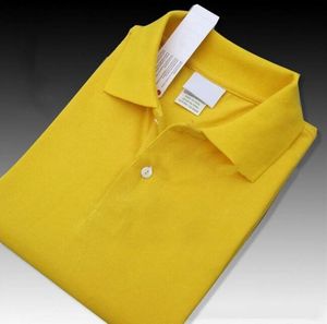 Verão quente 24 cores jacaré masculino polo macio 100% algodão sólido golfe senhores empresários polos camisas t npc4
