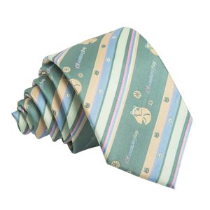 Cravatta per adulti rana 148 * 7 cm cravatte in poliestere jacquard uniforme Cravatta cosplay per regali di Natale Fedex TNT gratuito