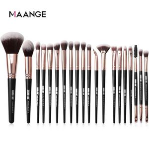 Makeup Brushes MAANGE Pro 20 pcs brushes set facial Powder Foundation Eye shadow Make up Brush kit Q240507