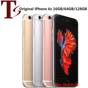 Renoverad Original Apple iPhone 6s 4,7 tum utan Touch ID IOS A9 16/32/64 / 128GB ROM 12MP olåst 4G LTE-telefon