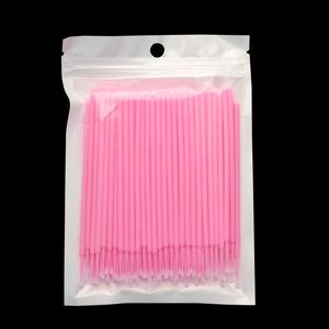 HOT sacos por grosso de 100 cotonetes enxerto cílios remoção de cotonetes de limpeza multifuncional cotonetes cabelo macio de algodão
