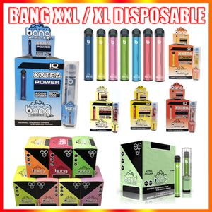 Engångsvape penna bang xxl xl e cigarettanordning 800mAh batteri 6 ml pods ångor 2000 puffs bangs xxtra xtra power kit