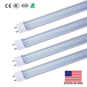 US Stock 4FT 1.2m 1200mm T8 T10 T12 LED Tube Lights High Super Bright 22W LED Fluorescerande rörlampor Lampa AC 85-277V
