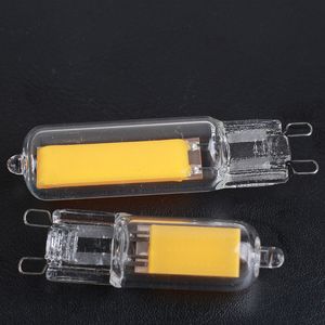 COB LED G9 3W 5W Warm White Mini Bulb Silicone Crystal Lights Hight power Led Corn Lamp AC120V 230V Replace 20-50W halogen lamps